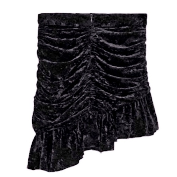 Zara Draped Mini Skirt - Picture 2 of 4